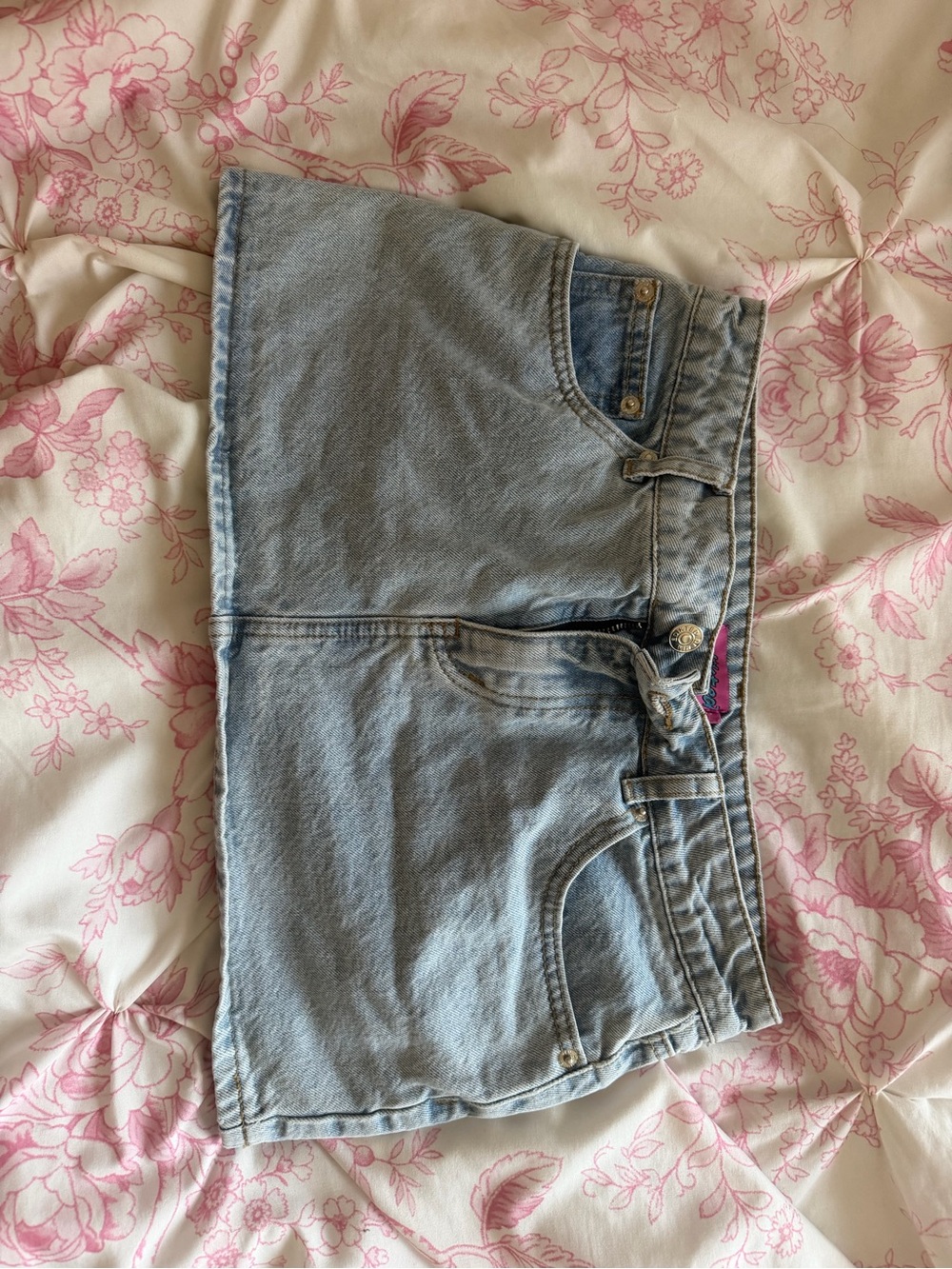 Light Wash Denim Women's Skirt